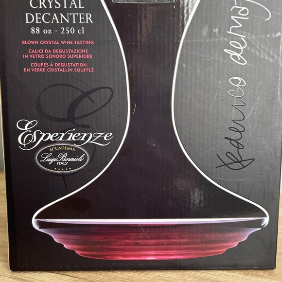 NIB Luigi Bormioli Esperienze 88 Ounce Glass Decanter - Picture 4 of 4